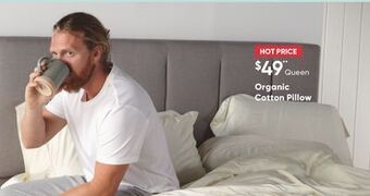 Sleep Country Organic cotton pillow offer