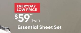 Sleep Country Essential sheet set offer