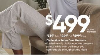 Sleep Country Distinction series dani mattress offer