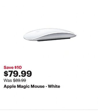 Best Buy Apple magic mouse- white offer