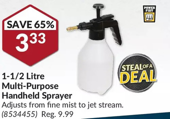 Princess Auto 1-1/2 litre multi-purpose handheld sprayer offer