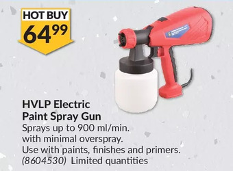 Princess Auto Hvlp electric paint spray gun offer