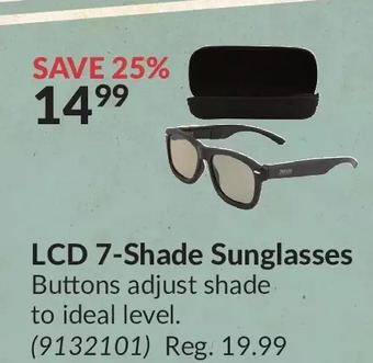 Princess Auto Lcd 7-shade sunglasses offer
