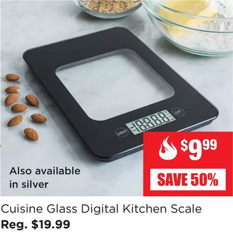 Kitchen Stuff Plus Cuisine glass digital kitchen scale offer
