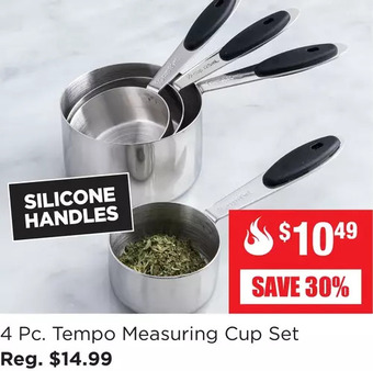 Kitchen Stuff Plus 4 pc. tempo measuring cup set offer