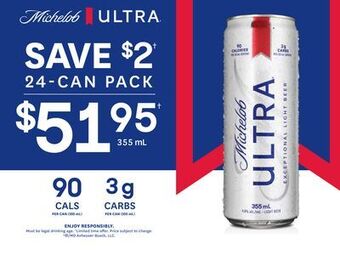 The Beer Store Michelob ultra offer