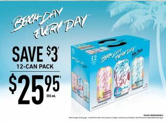 The Beer Store Beach day every day offer