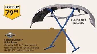 Princess Auto Folding bumper paint stand offer