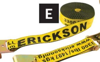 Princess Auto 2 in. 10,000 lb erickson single ratchet tie-down straps offer