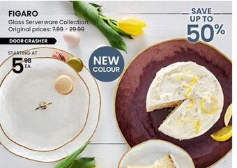 Stokes Figaro glass serverware collection offer