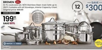 Stokes Bremen 12-pc cookware set, 18/10 stainless steel offer