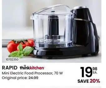Stokes Rapid mini electric food processor, 70 w offer