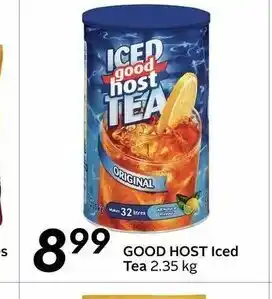 Safeway Good Host Iced Tea offer