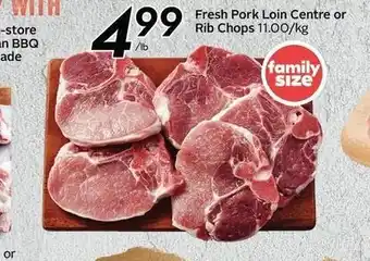 Safeway Fresh Pork Loin Centre or Rib Chops offer