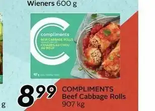 Safeway Compliments Beef Cabbage Rolls offer