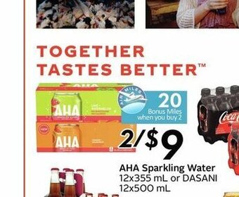 Safeway AHA Sparkling Water offer
