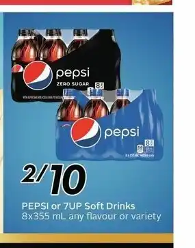 Safeway Pepsi or 7UP Soft Drinks offer