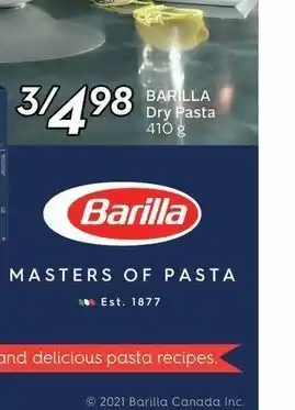 Safeway Barilla Dry Pasta offer