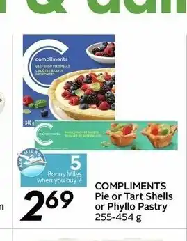Safeway Compliments Pie offer