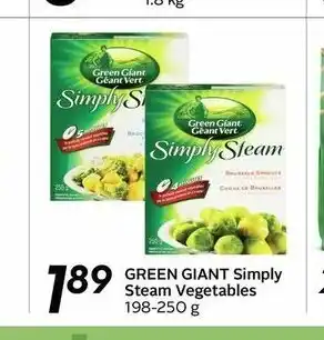 Safeway Green Giant Simply Steam Vegetables offer