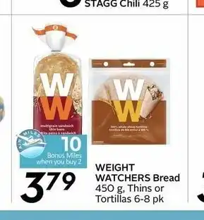 Safeway Weight Watchers Bread offer