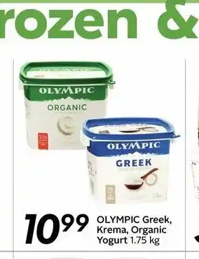 Safeway Olympic Greek, Krema, Organic Yogurt offer