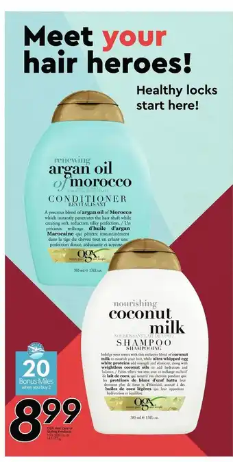 Safeway OGX Hair Care offer