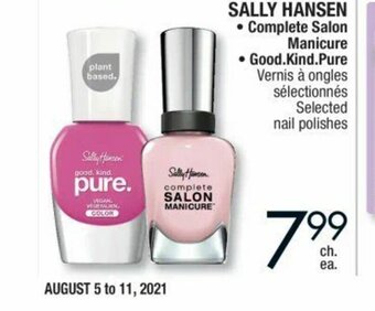 Jean Coutu Sally Hansen offer