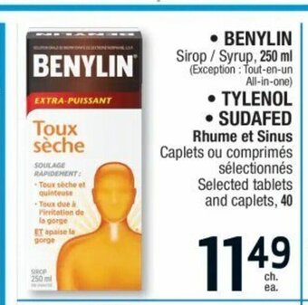 Jean Coutu Benylin offer