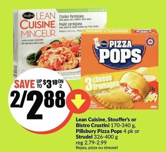 FreshCo Lean cuisine, stouffer's or bistro crustini offer