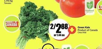 FreshCo Green kale offer