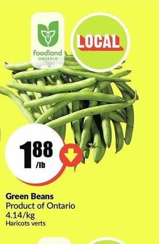 FreshCo Green beans offer