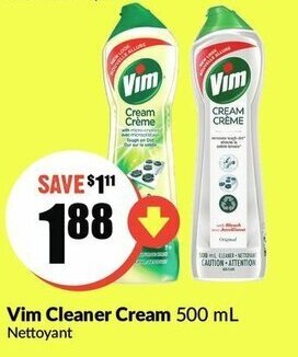 FreshCo Vim cleaner cream offer