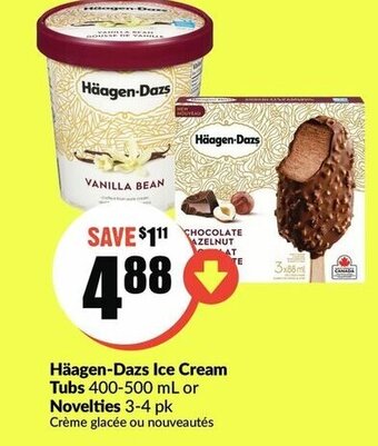 FreshCo Häagen-dazs ice cream tubs offer