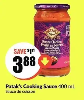 FreshCo Patak's cooking sauce offer