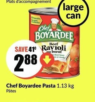 FreshCo Chef boyardee pasta offer