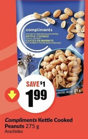 FreshCo Compliments kettle cooked peanuts offer