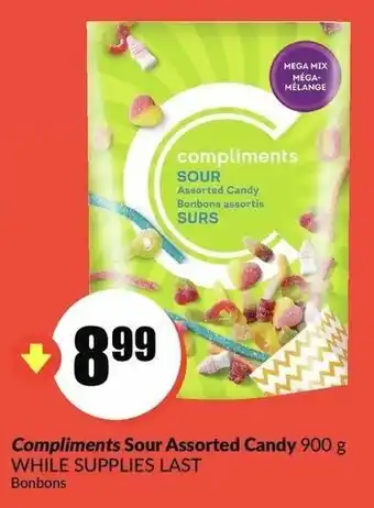 FreshCo Compliments sour assorted candy offer