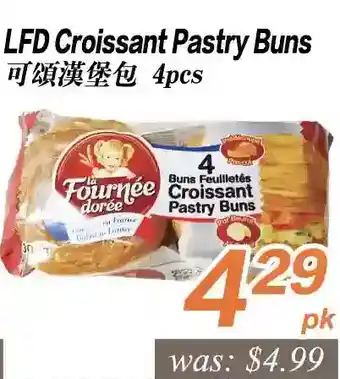 Lfd croissant pastry buns