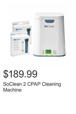 Costco Soclean 2 cpap cleaning machine offer