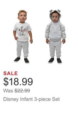Costco Disney infant 3-piece set offer
