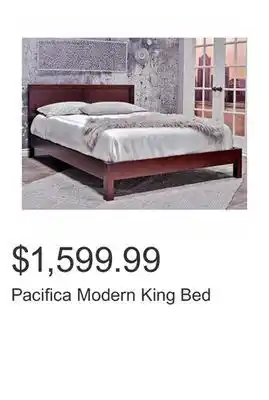 Costco Pacifica modern king bed offer