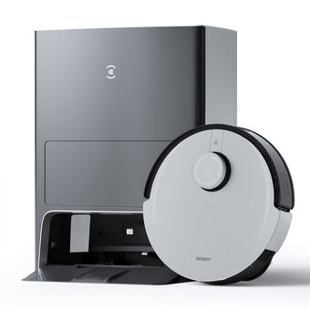 Best Buy Ecovacs deebot x1 omni robot vacuum & mop - black offer