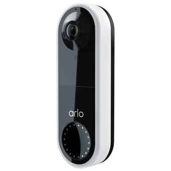 Best Buy Arlo wired wi-fi video doorbell - white offer