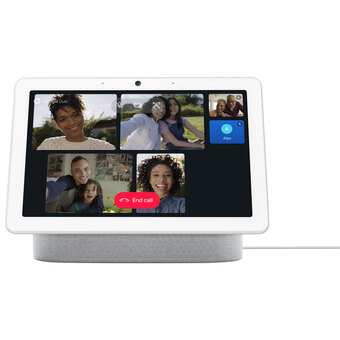 Best Buy Google nest hub max smart display with google assistant - chalk offer