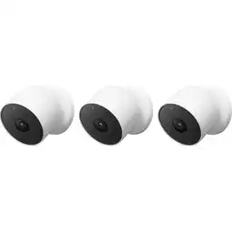 Best Buy Google nest cam wire-free indoor/outdoor security camera - 3 pack - white - only at best buy offer