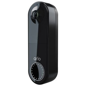 Best Buy Arlo essential wi-fi wire-free video doorbell - black offer