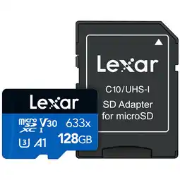 Best Buy Lexar 633x 128gb 100mb/s microsdxc class 10 memory card offer