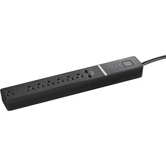 Best Buy Rocketfish 7-outlet 2-usb surge protector - only at best buy offer