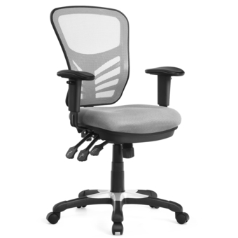 Best Buy Costway mesh office chair 3-paddle computer desk chair w/ adjustable seat offer